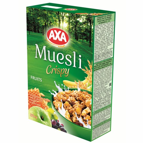 Crunchy muesli with honey fruits (rich with vitamin E)