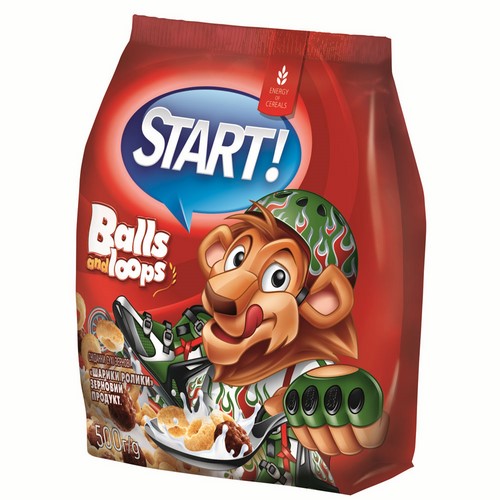“Balls and Ralls” Cereal product