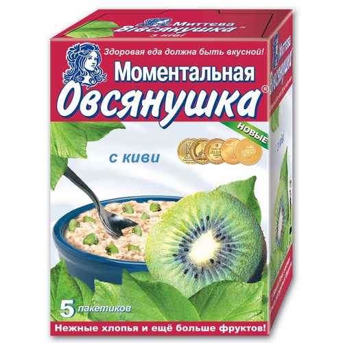 Porridge "Ovsyanochka" with kiwi