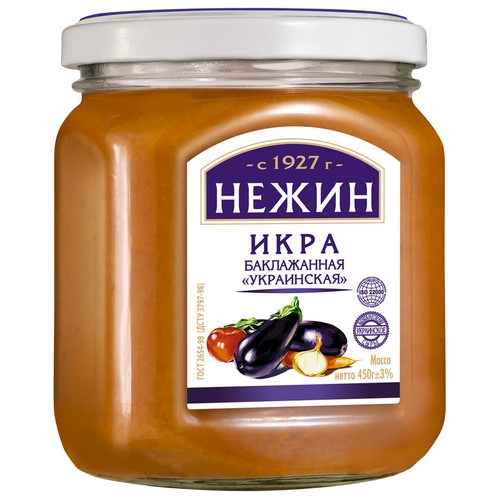 Eggplant paste "ukrainian"