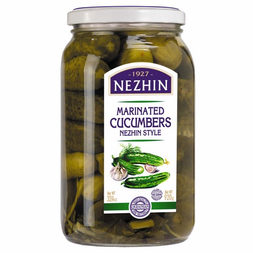 Marinated cucumbers 
