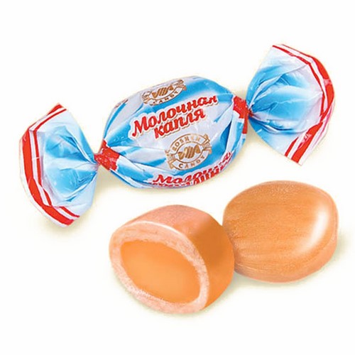 Boiled Sweets in Packs «Milk Drop»