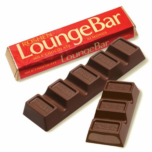 «LoungeBar ROSHEN» Milk Chocolate with Almond Praline