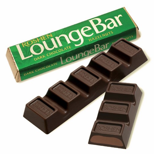 «LoungeBar ROSHEN» Dark Chocolate with Hazelnut Praline