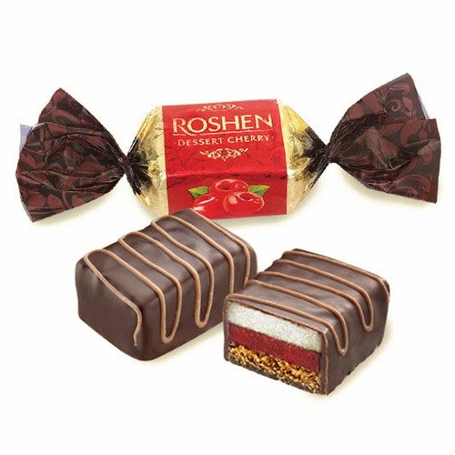 Chocolate Sweets «ROSHEN DESSERT» Cherry