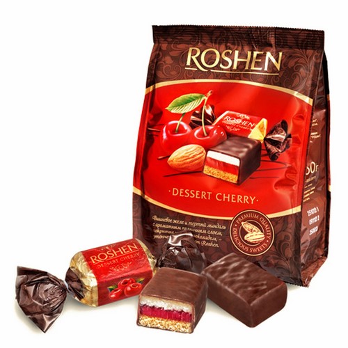 Chocolate Sweets «ROSHEN DESSERT» Cherry