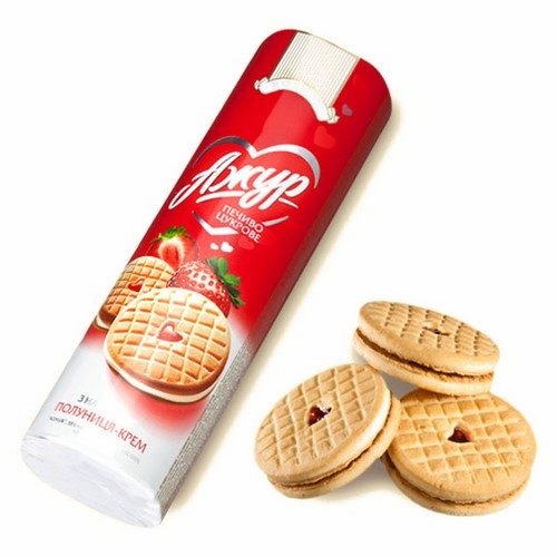 Biscuits «Azhur» Strawberry-Cream