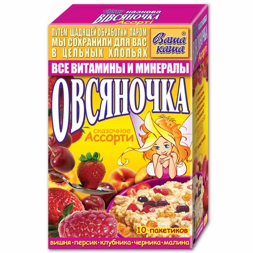 Porridge “Ovsyanochka Fairy tale assorti”